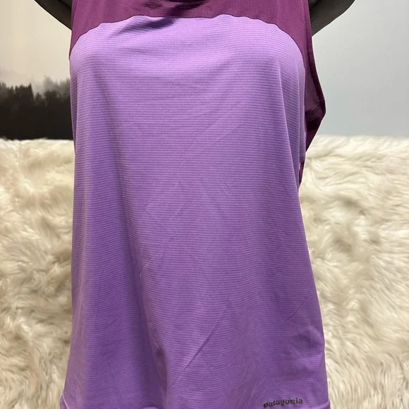 Patagonia Two-Tone Purple Racerback Tank - Picture 2 of 4